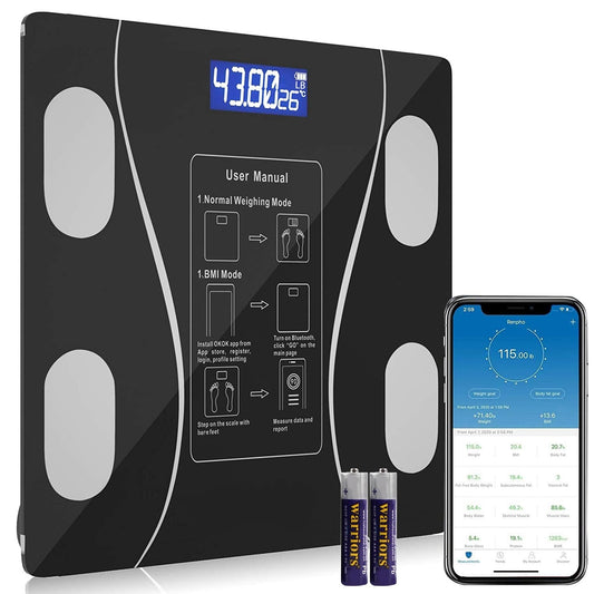 Cowboy Smart Digital Bathroom Scale – High Precision Bluetooth Body Weight Monitor with Backlit Display